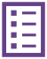 List with solid fill